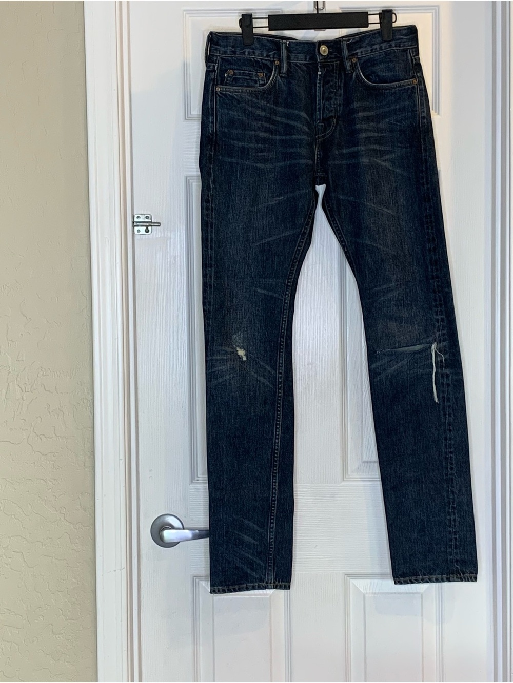All Saints Pistol Jeans Size 28 Distressed - Picture 3 of 9